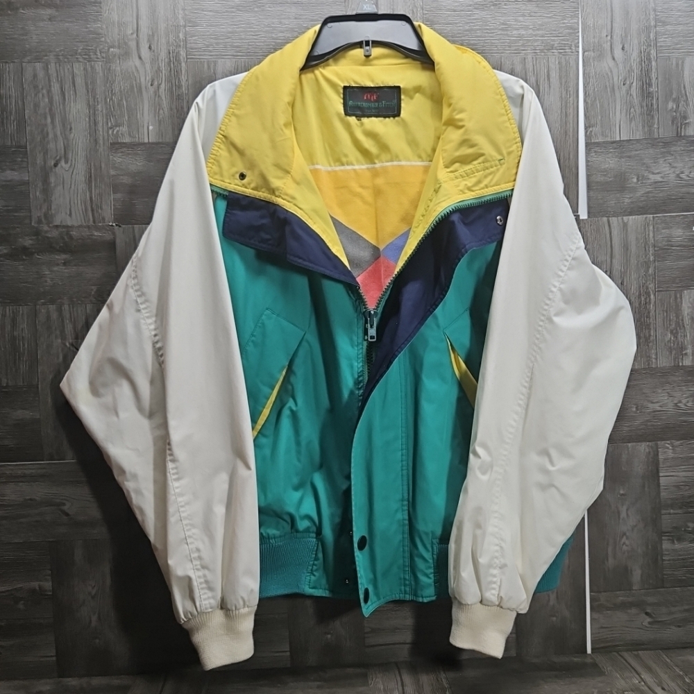 Vintage 1980s Abercrombie & Fitch  Jacket Full Zip Men's Size L